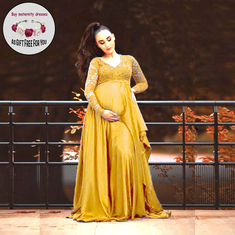 Pregnancy Woman Fancy Photo Shoot Studio Dress Maternity Sexy V-neck Lace Flower Gown Dress Pregnant Photography Props
Pregnancy Woman Fancy Photo Shoot Studio Dress Maternity Sexy V-neck Lace Flower Gown Dress Pregnant Photography Props
