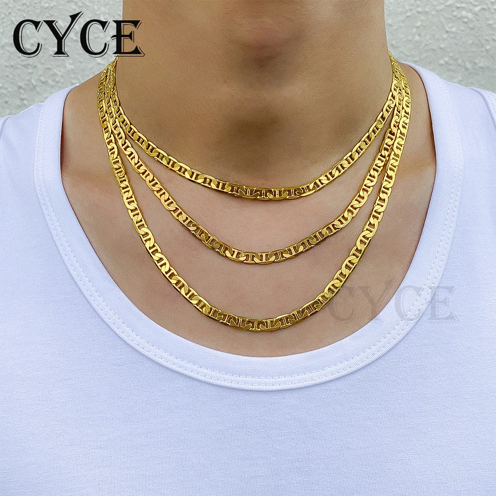 CYCE 2021 New Geometric Single Layer Clavicle Necklace For Women Men Hip Hop Jewelry Simple Metal Gold Chain Chokers Accessories
CYCE 2021 New Geometric Single Layer Clavicle Necklace For Women Men Hip Hop Jewelry Simple Metal Gold Chain Chokers Accessories