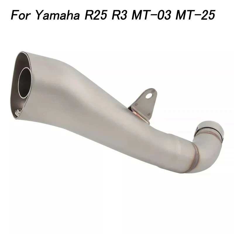 Средняя Соединительная труба для Yamaha R25 R3 YZF-R25 YZF-R3 MT-03, выхлопная система мотоцикла, модифицированный глушитель для мотоцикла DB Killer
Средняя Соединительная труба для Yamaha R25 R3 YZF-R25 YZF-R3 MT-03, выхлопная система мотоцикла, модифицированный глушитель для мотоцикла DB Killer