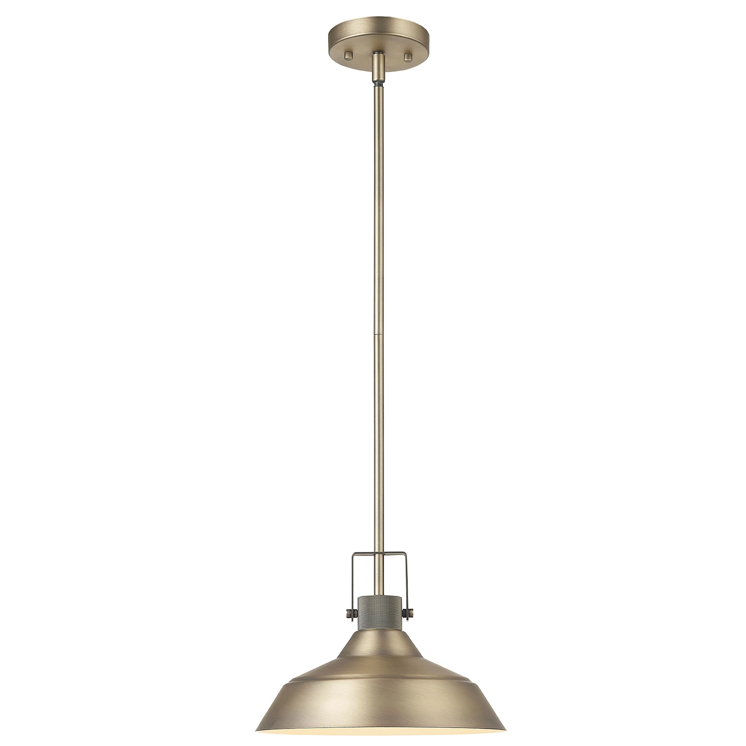HMTX Sutton 1-Light Matte Brass Outdoor Indoor Pendant Lighting with Textured Socket, 65475
HMTX Sutton 1-Light Matte Brass Outdoor Indoor Pendant Lighting with Textured Socket, 65475