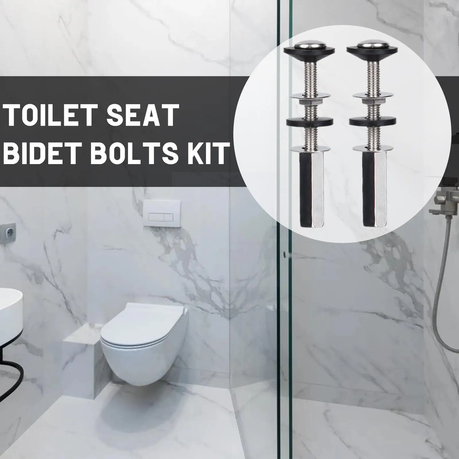 Home Water Bolt Closestool Spare Steel Bathroom Bolt 2.89*0.59inches Kit Water Universal Parts V2p0
Home Water Bolt Closestool Spare Steel Bathroom Bolt 2.89*0.59inches Kit Water Universal Parts V2p0
