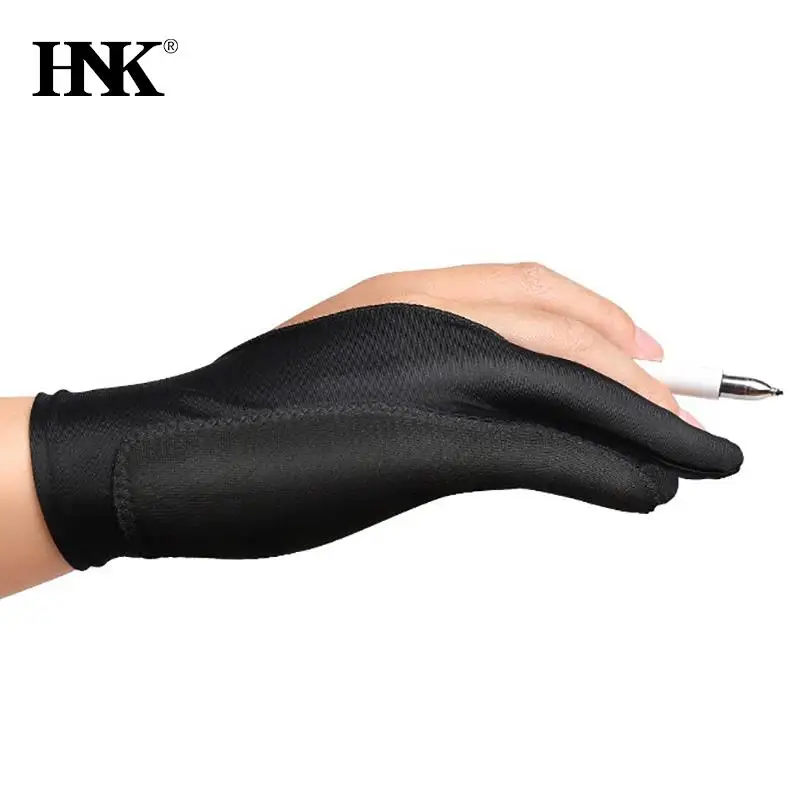 

Перчатка с двумя пальцами для защиты от загрязнений, перчатки с двумя пальцами для художников, перчатки для рисования, графический планшет, бытовые перчатки для татуировок