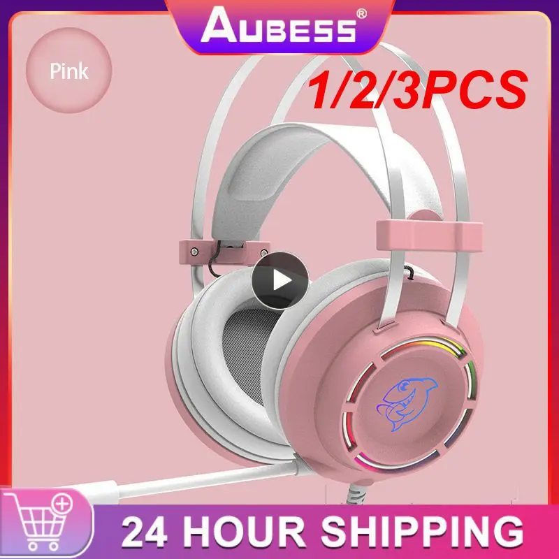 1/2/3PCS Professional Led Light Wired Gaming Headphones 902 With Microphone For Computer PS5 Bass Stereo PC Gaming
1/2/3PCS Professional Led Light Wired Gaming Headphones 902 With Microphone For Computer PS5 Bass Stereo PC Gaming