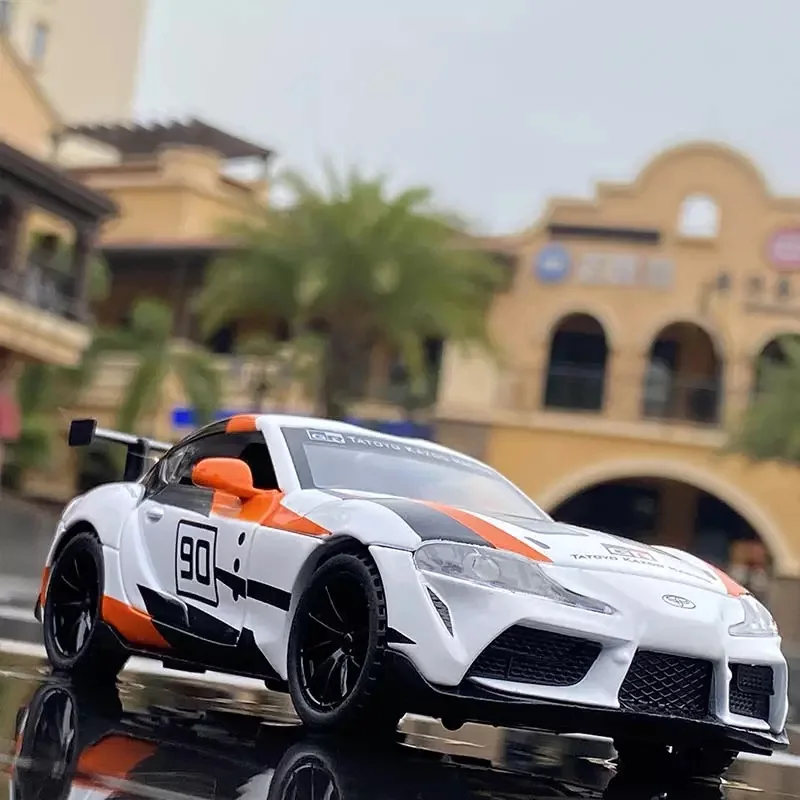 1: 32 Toyota Supra GT Alloy Racing Model Die Casting Metal Simulation Children's Acousto-optic Toy Car Collection Ornament Gift
1: 32 Toyota Supra GT Alloy Racing Model Die Casting Metal Simulation Children's Acousto-optic Toy Car Collection Ornament Gift