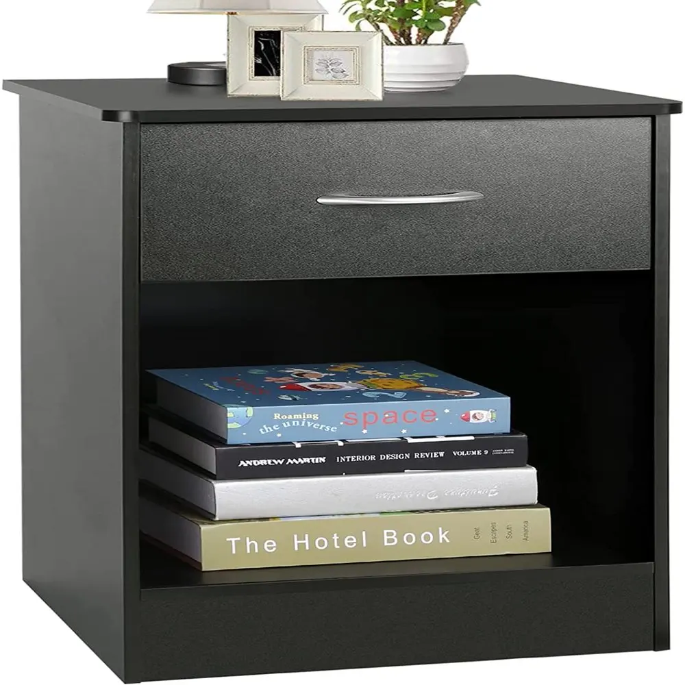 Black Nightstand with Drawer, Bedside Table Side Table for Small Place, Bed Table End Tables for Living Room Bedroom, File Cabin
Black Nightstand with Drawer, Bedside Table Side Table for Small Place, Bed Table End Tables for Living Room Bedroom, File Cabin