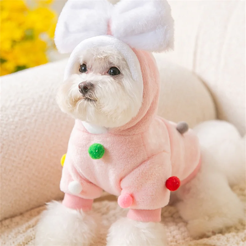 Autumn Warm Sweatshirt for Small Dog Big Bowknot Bichon Hoodies Little Fur Ball Decoration Clothes for Pet Dogs Pink Blue
Autumn Warm Sweatshirt for Small Dog Big Bowknot Bichon Hoodies Little Fur Ball Decoration Clothes for Pet Dogs Pink Blue
