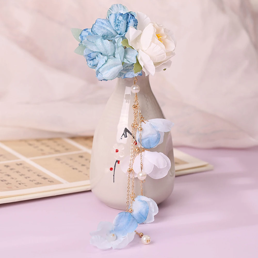 Silk Flower Hair Clip Pearl Pendant Long Tassel Hairgrips Elegant Color Flower Hair Jewelry Pearl Beaded Tassel Hair Clips
Silk Flower Hair Clip Pearl Pendant Long Tassel Hairgrips Elegant Color Flower Hair Jewelry Pearl Beaded Tassel Hair Clips