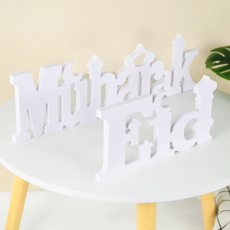 Wooden EID Mubarak Decoration Ramadan Mubarak Wood Table Ornaments For Home Islamic Mubarak Kareem Eid Al-Fitr Party Supplies
Wooden EID Mubarak Decoration Ramadan Mubarak Wood Table Ornaments For Home Islamic Mubarak Kareem Eid Al-Fitr Party Supplies