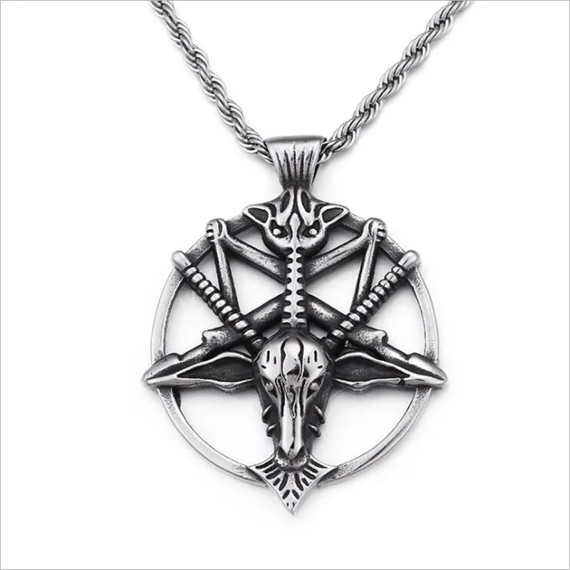 Viking Goat Head Pendant Necklace Fashion Accessories Stainless Steel Goat Head Pendant Necklace Viking Jewelry
Viking Goat Head Pendant Necklace Fashion Accessories Stainless Steel Goat Head Pendant Necklace Viking Jewelry