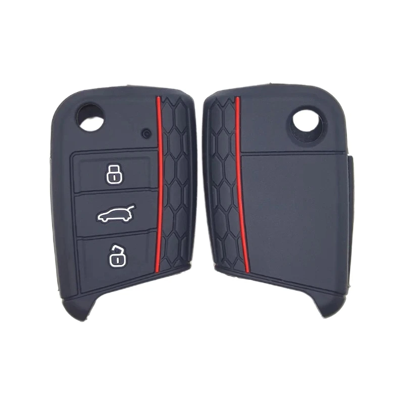 124B Fob Cases Keyless Remote Protective Shells Housing for Golf Silicone 3 Buttons Fob Cover Protector
124B Fob Cases Keyless Remote Protective Shells Housing for Golf Silicone 3 Buttons Fob Cover Protector