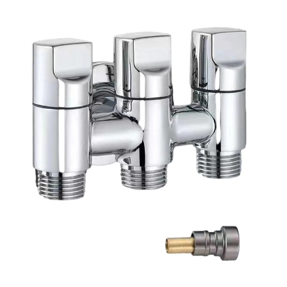 1-In-Three-Out Water Diversion Valve Toilet Partner Three-Way Faucet Angle Valve Machine Faucet Multi-function Shunt Valve
1-In-Three-Out Water Diversion Valve Toilet Partner Three-Way Faucet Angle Valve Machine Faucet Multi-function Shunt Valve