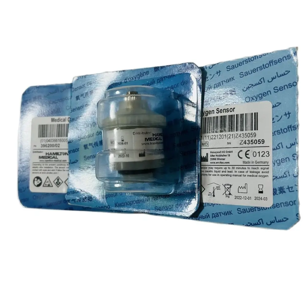 P/N:396200 Oxygen Sensor For Hamilton Medical C1 C2 C3 O2 Cell 100% New and Stock
P/N:396200 Oxygen Sensor For Hamilton Medical C1 C2 C3 O2 Cell 100% New and Stock