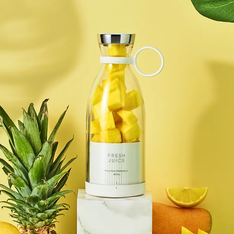 Upgrade 380ml Portable Electric Juicing Blender Cup Built-in Battery Wireless Charging Outdoor Mini Fresh Fruit Juicing Machine
Upgrade 380ml Portable Electric Juicing Blender Cup Built-in Battery Wireless Charging Outdoor Mini Fresh Fruit Juicing Machine