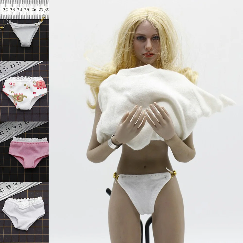 1/6 Female Soldier Sexy Cute Briefs With Lace Print Mini White Thong Pink Panties Fits 12 Inches Action Figure Models
1/6 Female Soldier Sexy Cute Briefs With Lace Print Mini White Thong Pink Panties Fits 12 Inches Action Figure Models