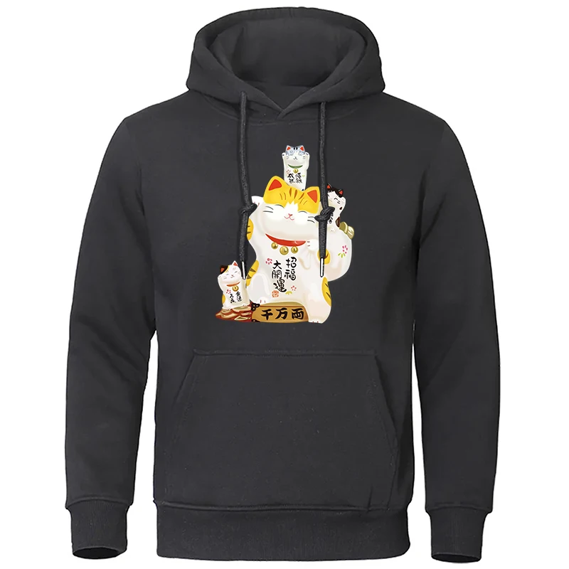 Cartoon Lucky Cat Hoodies black oversized clothes Sweatshirt tops clothing Hoodie Sleeve Hoody Print Harajuku
Cartoon Lucky Cat Hoodies black oversized clothes Sweatshirt tops clothing Hoodie Sleeve Hoody Print Harajuku
