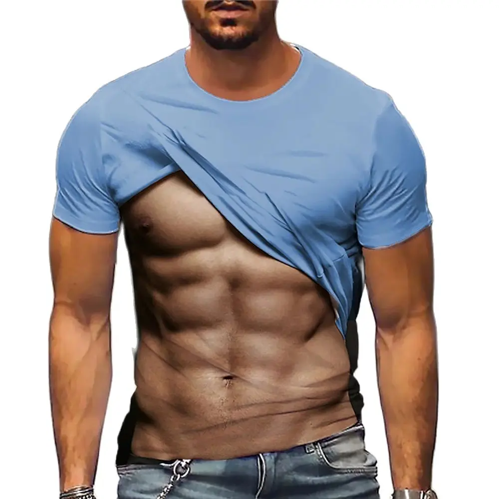 Men's Funny Clothes Muscle Male Model 3d Print Tee Summer Short Sleeve Harajuku Tops Street Casual Loose T-Shirts
Men's Funny Clothes Muscle Male Model 3d Print Tee Summer Short Sleeve Harajuku Tops Street Casual Loose T-Shirts