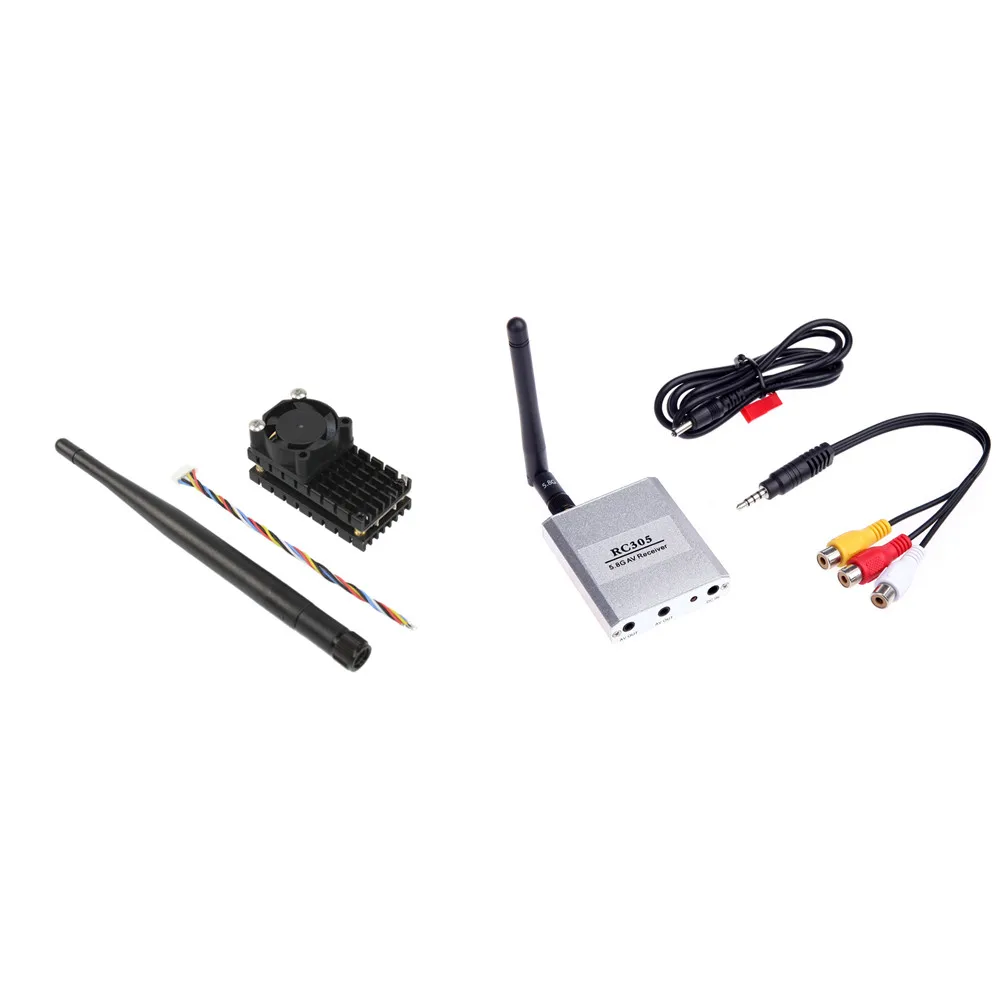 

Boscam FPV 5.8G 5.8Ghz 2W 2000mW 24 Channels Wireless Audio Video AV Transmitter TS582000 and Receiver RC305 Combo
