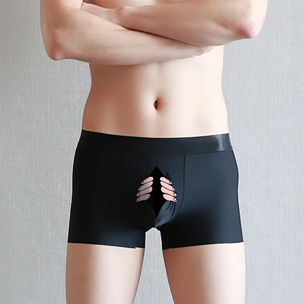 Funny Cartoon Boxer Trunks Man Printed Underwear Ice Silk Seamless Panties Boxers Short Pant Spoof Gift For Male Underpants
Funny Cartoon Boxer Trunks Man Printed Underwear Ice Silk Seamless Panties Boxers Short Pant Spoof Gift For Male Underpants