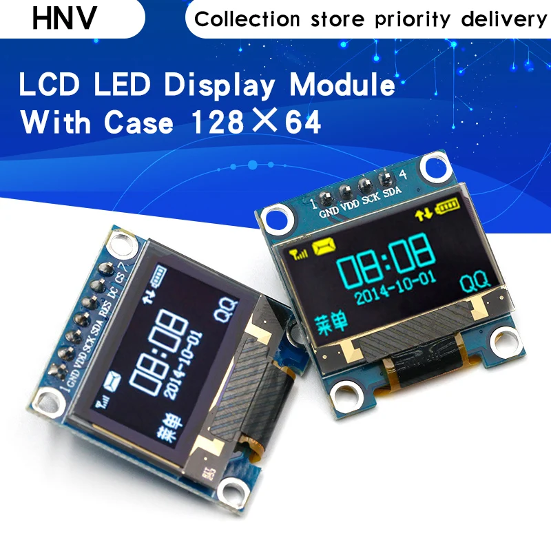 Oled-дисплей 0,96 дюйма, IIC, последовательный белый OLED-дисплей, модуль 128X64 I2C SSD1306 12864 плата с ЖК-экраном GND VDD SCK SDA для Arduino
Oled-дисплей 0,96 дюйма, IIC, последовательный белый OLED-дисплей, модуль 128X64 I2C SSD1306 12864 плата с ЖК-экраном GND VDD SCK SDA для Arduino