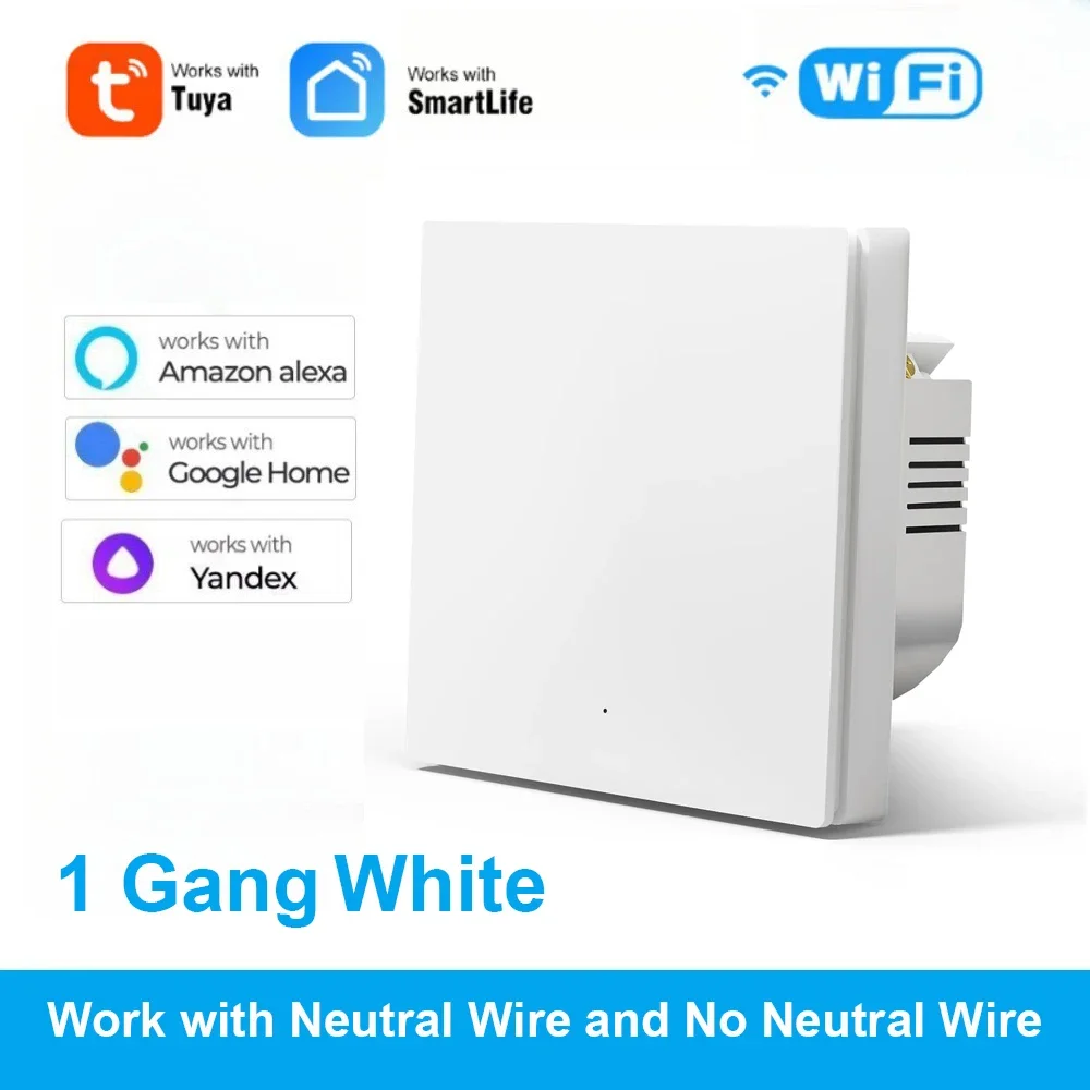 Умный выключатель света KCOOJO Wi-Fi
Умный выключатель света KCOOJO Wi-Fi