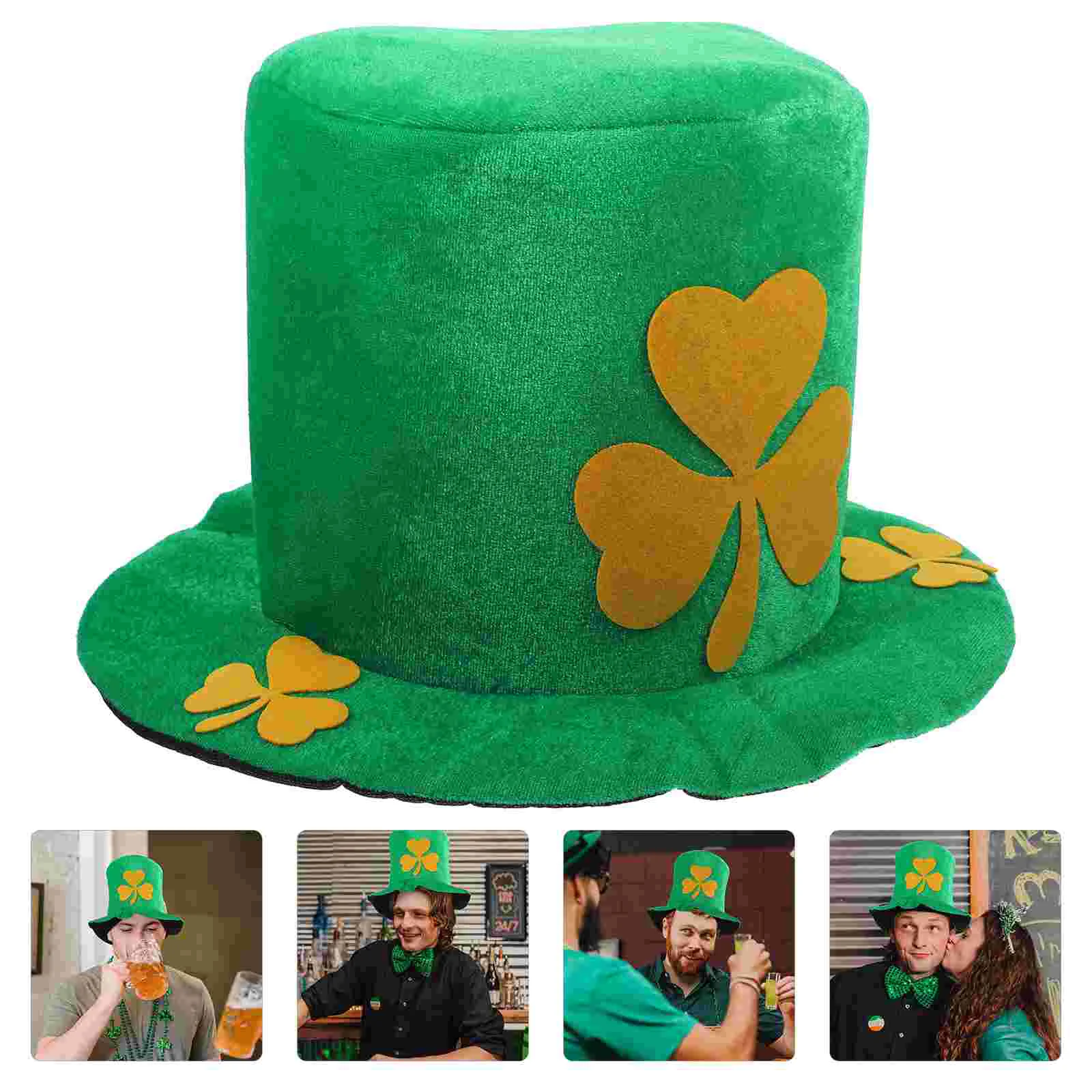 Green Shamrock Festival Party Non-woven St Patricks Day Creative Headdress Party Favors Decorations Props
Green Shamrock Festival Party Non-woven St Patricks Day Creative Headdress Party Favors Decorations Props