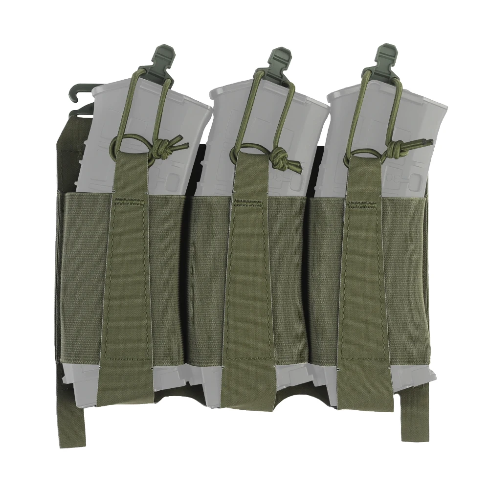 Triple Elastic Mag Pouch Tactical Magazine Bag Outdoor Hunting Equipment for 7.62 / 5.56 M4 AR15, for Airsoft Vest Chest Rig
Triple Elastic Mag Pouch Tactical Magazine Bag Outdoor Hunting Equipment for 7.62 / 5.56 M4 AR15, for Airsoft Vest Chest Rig