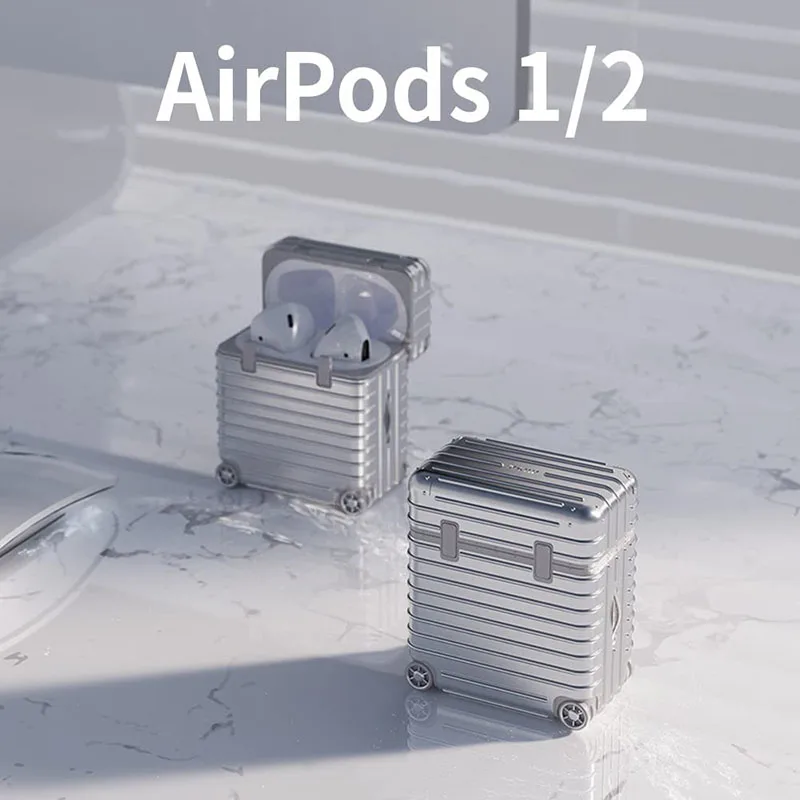 Creative Interesting Fashion Suitcase For Airpods1/2 Luggage Style Airports Case Trendy DIY Stickers Supports Wireless Charging
Creative Interesting Fashion Suitcase For Airpods1/2 Luggage Style Airports Case Trendy DIY Stickers Supports Wireless Charging