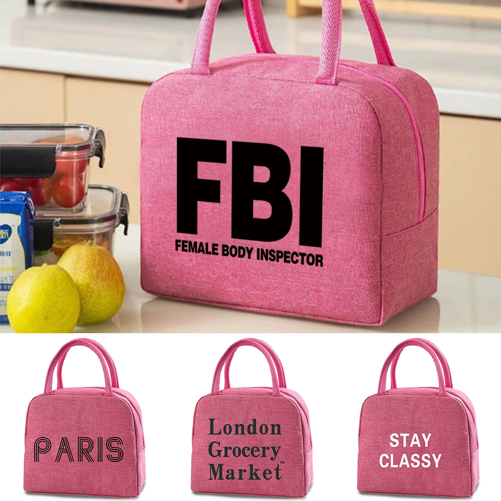 Children Lunch Box Bags Zipper Dinner Bag for Women Work Portable Picnic Thermal Pack Letter Print Cooler Food Insulated Handbag
Children Lunch Box Bags Zipper Dinner Bag for Women Work Portable Picnic Thermal Pack Letter Print Cooler Food Insulated Handbag