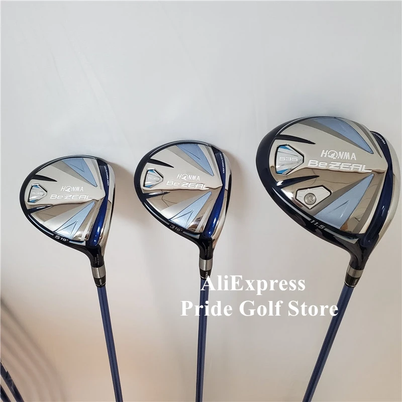 Women Golf clubs HONMA BEZEAL 535 HONMA Golf Club Golf Driver and Fairway Woods Graphite shaft L flex
Women Golf clubs HONMA BEZEAL 535 HONMA Golf Club Golf Driver and Fairway Woods Graphite shaft L flex