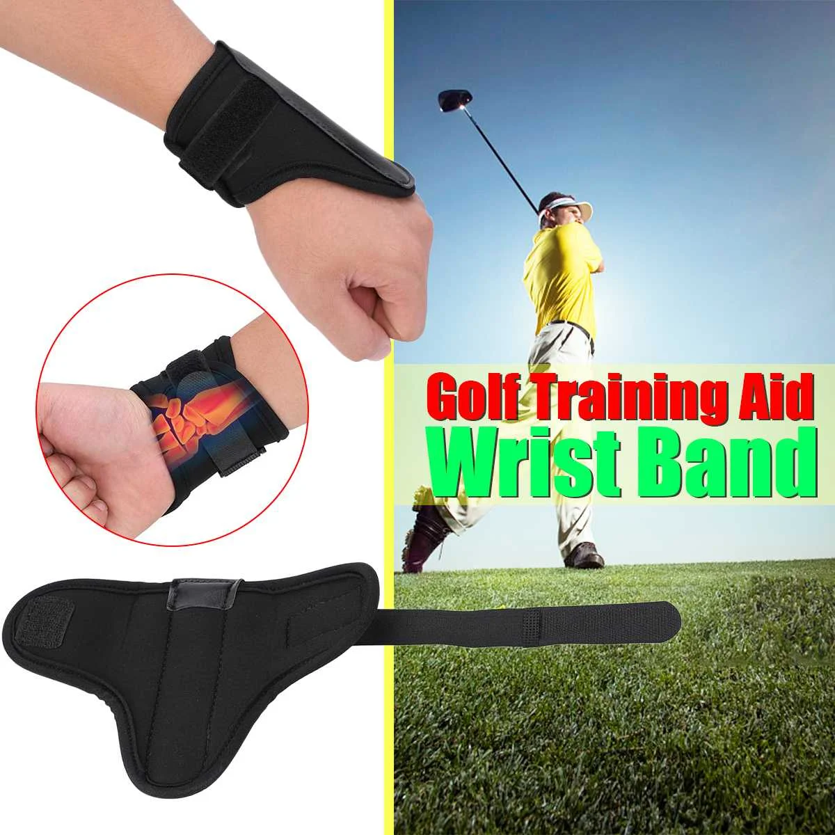 Golf Wrist Band Training Aid Swing Trainer Guide Golfer Train Fixator Holder Wrist Braces Trainer Corrector Golf Practice Tool
Golf Wrist Band Training Aid Swing Trainer Guide Golfer Train Fixator Holder Wrist Braces Trainer Corrector Golf Practice Tool