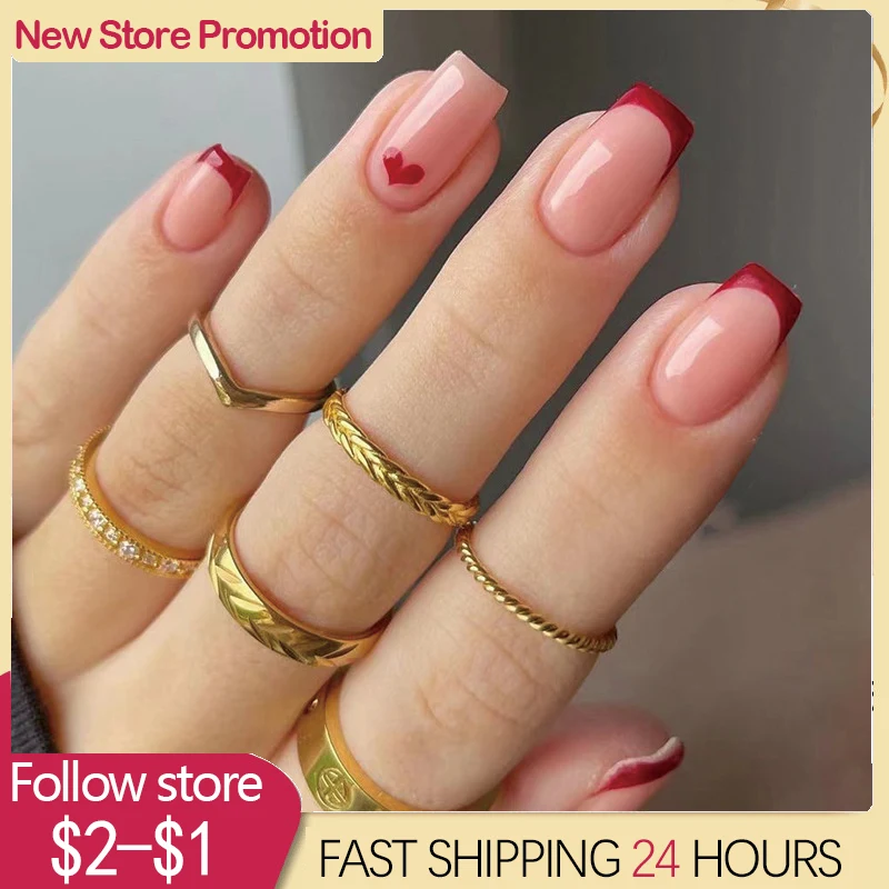 24pcs Gradient Short Fake Nail Paste For Girls Artificial Press On False Nails DIY Reusable Finger Tip Manicure Tool With Glue
24pcs Gradient Short Fake Nail Paste For Girls Artificial Press On False Nails DIY Reusable Finger Tip Manicure Tool With Glue