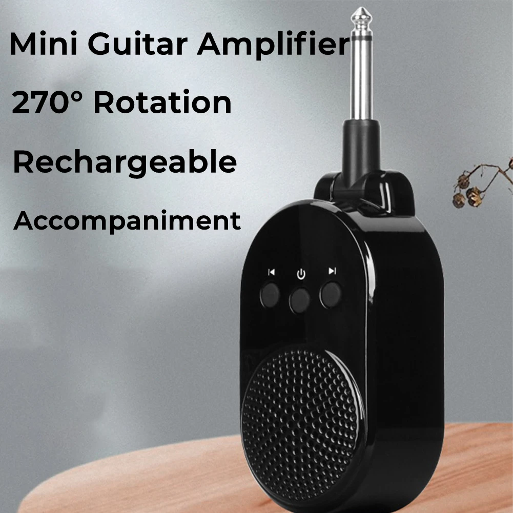 1x Mini Amplifier Guitar AMP 6.35mm Plug USB Rechargeable For Electric Guitar Bass 6.35mm Plug 850mAh 270 Degrees Rotated
1x Mini Amplifier Guitar AMP 6.35mm Plug USB Rechargeable For Electric Guitar Bass 6.35mm Plug 850mAh 270 Degrees Rotated