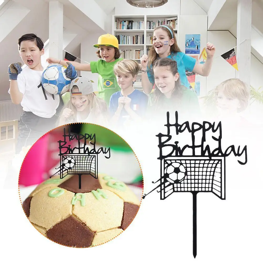 1pc Acrylic Boy Football Sports Theme Happy Birthday Supplies Soccer Topper Decoration Cake Party Kids Cartoon Birthday Cak A9E1
1pc Acrylic Boy Football Sports Theme Happy Birthday Supplies Soccer Topper Decoration Cake Party Kids Cartoon Birthday Cak A9E1