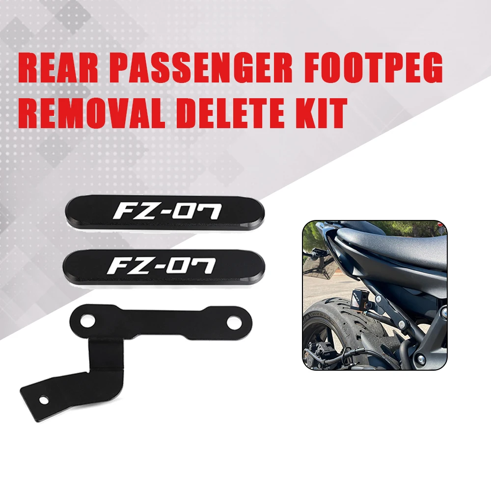 Motorcycle Footrest Cover Passenger Footpeg Removal Delete Kit For YAMAHA MT07 FZ07 2014 2015 2016 2017 MT 07 FZ 07 
Motorcycle Footrest Cover Passenger Footpeg Removal Delete Kit For YAMAHA MT07 FZ07 2014 2015 2016 2017 MT 07 FZ 07