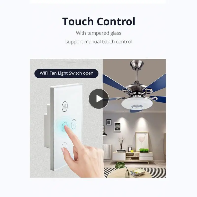 Tuya Wall Light Us Fan Switch Us Ceiling Fan Lamp Switches Remote Various Speed Control Timing Wall Light Fan Control Smart Home
Tuya Wall Light Us Fan Switch Us Ceiling Fan Lamp Switches Remote Various Speed Control Timing Wall Light Fan Control Smart Home
