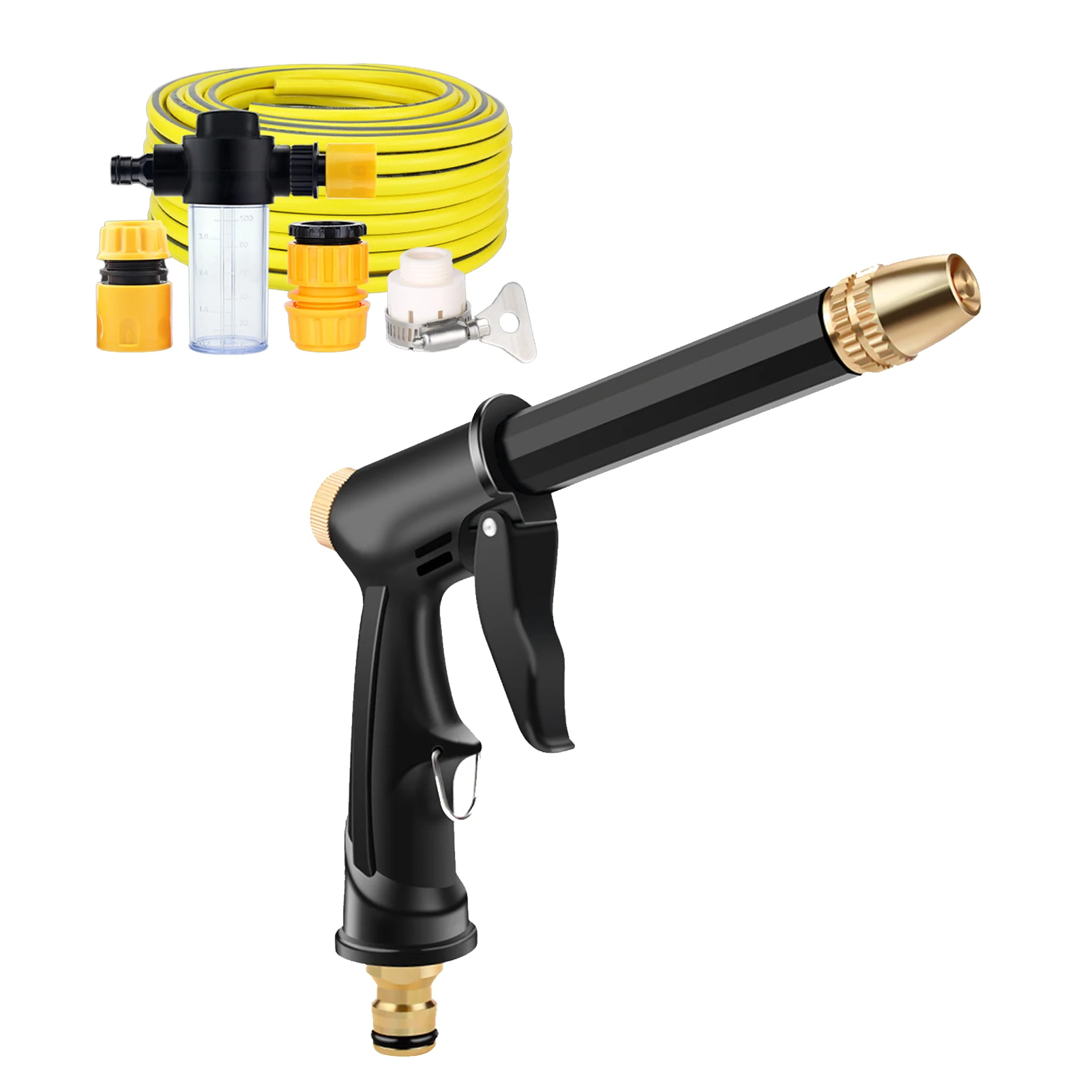 Short High Pressure Washer Water Hose Nozzle High Pressure Hose Nozzle Short High Pressure Washer With Non-slip Ergonomic Grip
Short High Pressure Washer Water Hose Nozzle High Pressure Hose Nozzle Short High Pressure Washer With Non-slip Ergonomic Grip