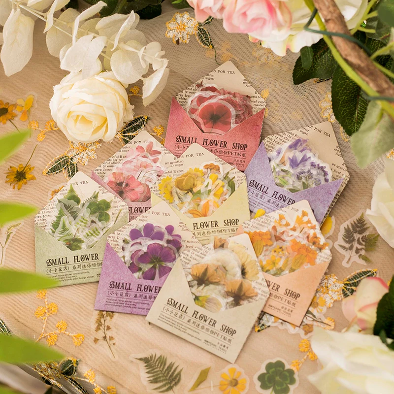 60 pcs/bag Vintage Plant Nature Flower Decorative PET Sticker DIY Scrapbooking Stationery Sticker Album Journal Daisy Stick
60 pcs/bag Vintage Plant Nature Flower Decorative PET Sticker DIY Scrapbooking Stationery Sticker Album Journal Daisy Stick