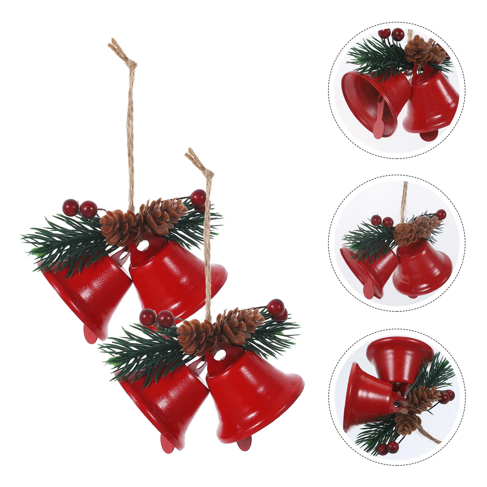 6 Pcs Decoration Christmas Tree Xmas Hanging Ornament Pendant Iron Decorative Bells
6 Pcs Decoration Christmas Tree Xmas Hanging Ornament Pendant Iron Decorative Bells
