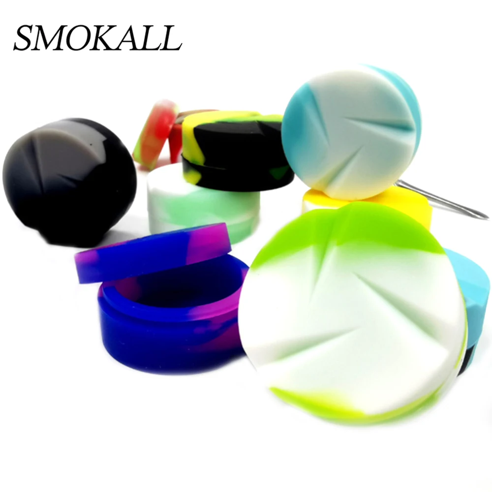 50Pcs Silicone Jar 7ml Container Oil Wax Dab Makeup Jars Cigarette Cream Liquid Cosmetic Storage Box Tobacco Smoking Accessories
50Pcs Silicone Jar 7ml Container Oil Wax Dab Makeup Jars Cigarette Cream Liquid Cosmetic Storage Box Tobacco Smoking Accessories