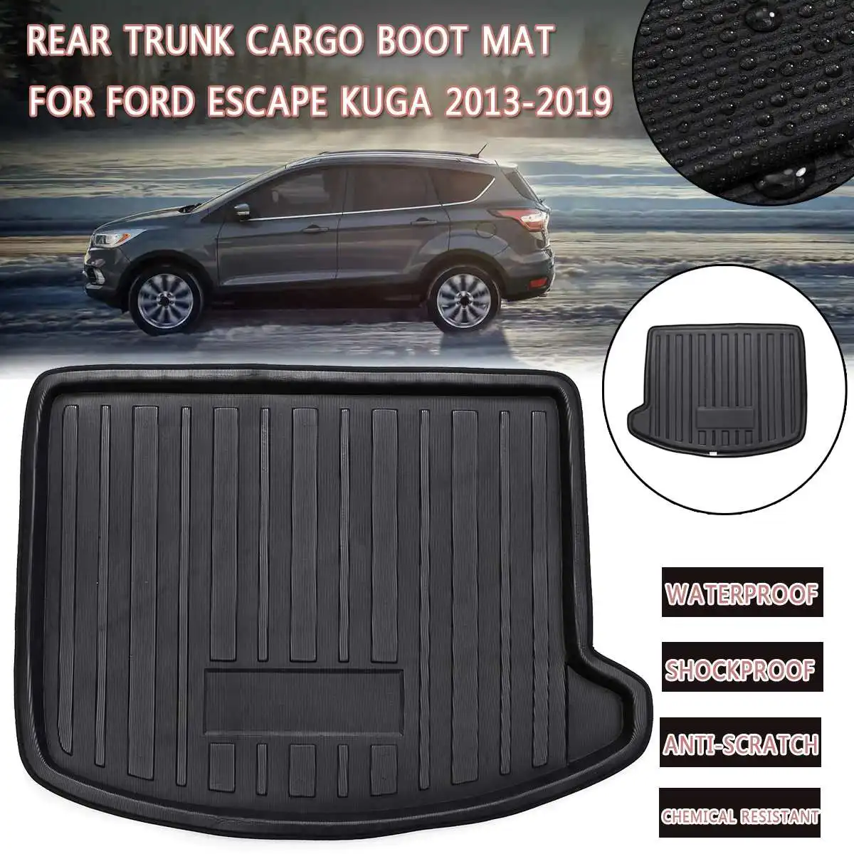 Водонепроницаемый коврик для багажника Ford Escape Kuga 2013 2014 2015 2016 2017 2018
Водонепроницаемый коврик для багажника Ford Escape Kuga 2013 2014 2015 2016 2017 2018