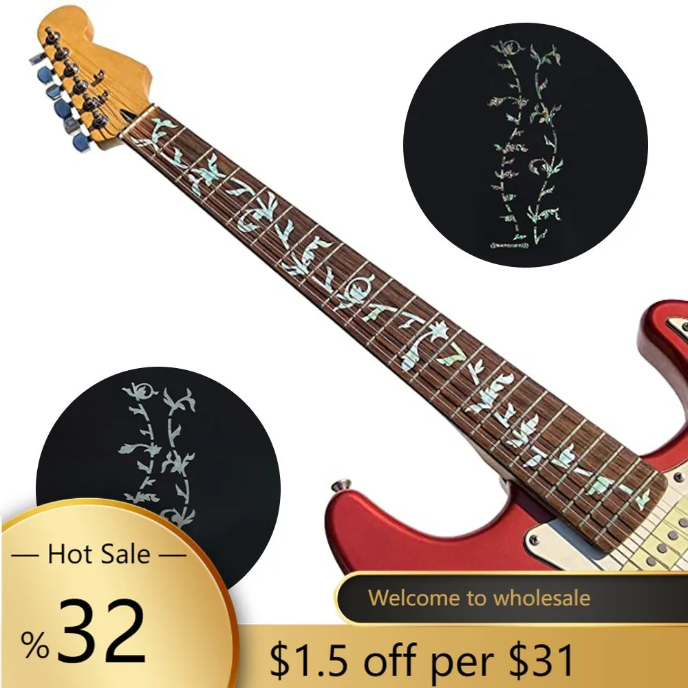 1pc Guitar Bass Fretboard Stickers Inlay Sticker Fretboard Decoration Tree Of Life For 19 /20/21/22/24 Frets Guitar Accessories
1pc Guitar Bass Fretboard Stickers Inlay Sticker Fretboard Decoration Tree Of Life For 19 /20/21/22/24 Frets Guitar Accessories