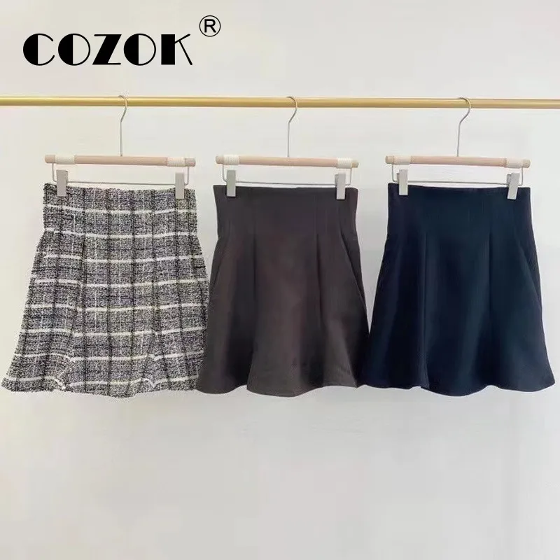 Cozok Japan Skirts Fashion High Waist All-match Female Retro Plaid Short Faldas 2022 New Women Summer Mini Skirts
Cozok Japan Skirts Fashion High Waist All-match Female Retro Plaid Short Faldas 2022 New Women Summer Mini Skirts