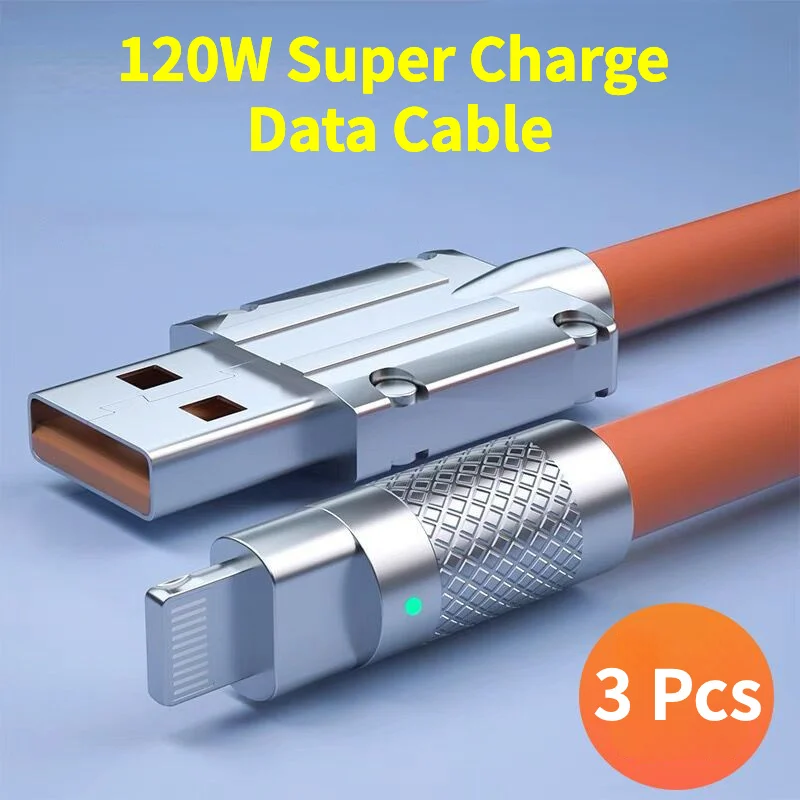 2023 New Suitable For Apple 6s/7/8p13 Data Cable SE/iPhone12 Car Fast Charging Thickened Data Charging Wire 120W Lightning Cable
2023 New Suitable For Apple 6s/7/8p13 Data Cable SE/iPhone12 Car Fast Charging Thickened Data Charging Wire 120W Lightning Cable