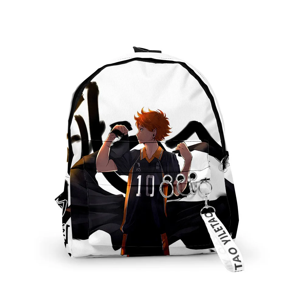 Classic Haikyuu!! Notebook Backpacks Boys/Girls pupil School Bags 3D Print Keychains Oxford Waterproof Cute Small Backpacks
Classic Haikyuu!! Notebook Backpacks Boys/Girls pupil School Bags 3D Print Keychains Oxford Waterproof Cute Small Backpacks