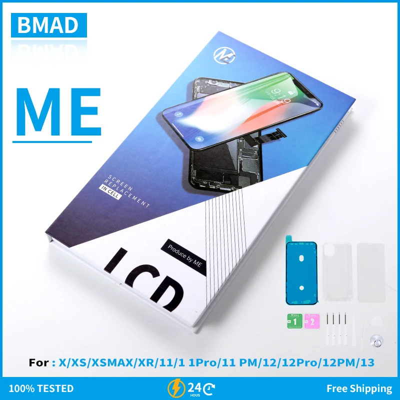 ME incell Lcd AAA+ For iPhone X 11XS 12 ProMax 13 Display Wholesale Price Display Screen Digitizer Replacement No Dead Pi
ME incell Lcd AAA+ For iPhone X 11XS 12 ProMax 13 Display Wholesale Price Display Screen Digitizer Replacement No Dead Pi