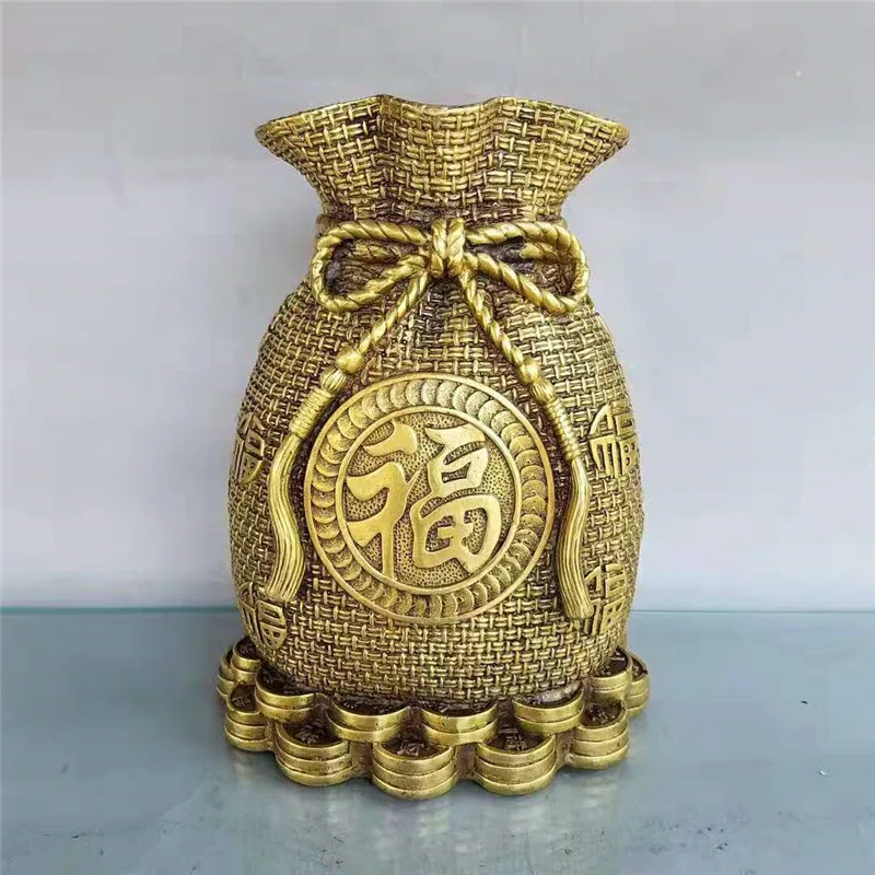 Brass Ingot Gold Money Bag Saving Bag Decoration Brass Money Bag Savings Bank Piggy Bank Decorations
Brass Ingot Gold Money Bag Saving Bag Decoration Brass Money Bag Savings Bank Piggy Bank Decorations