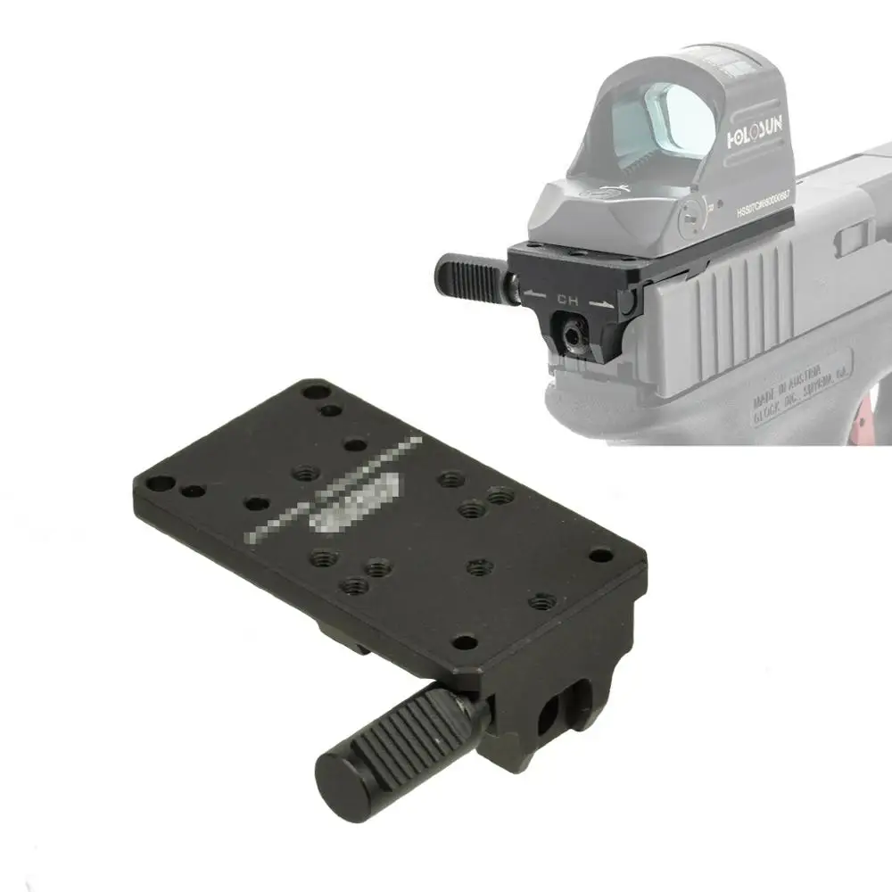 Glock 17 19 22 23 Rear Sight Mount Plate Base Mount Fit Universal Red Dot Sight Pistol Accessories For Venom and Viper RMR
Glock 17 19 22 23 Rear Sight Mount Plate Base Mount Fit Universal Red Dot Sight Pistol Accessories For Venom and Viper RMR
