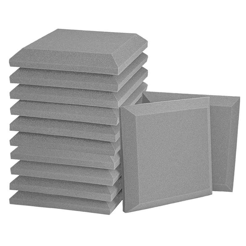 12Pack Acoustic Foam Panels,3D Beveled Wedge Tiles,Sound Panels Wedges Soundproof Sound Insulation Absorber
12Pack Acoustic Foam Panels,3D Beveled Wedge Tiles,Sound Panels Wedges Soundproof Sound Insulation Absorber