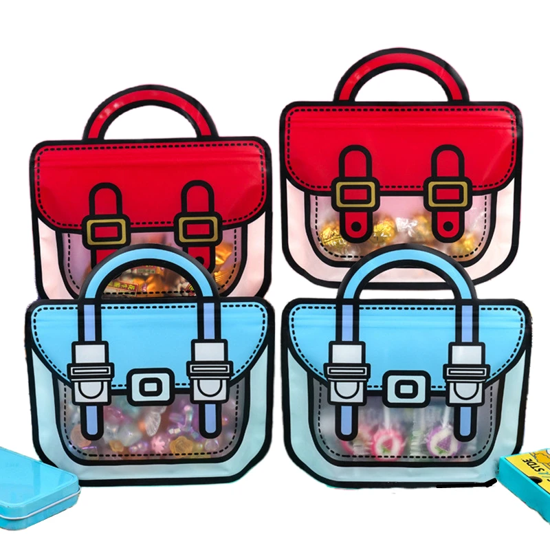 25X New Red/Blue Schoolbag Shape Candy Bags Plastic Snack Packing Zipper Bag Stand up For Kids Birthday Party Decor Gifts Design
25X New Red/Blue Schoolbag Shape Candy Bags Plastic Snack Packing Zipper Bag Stand up For Kids Birthday Party Decor Gifts Design