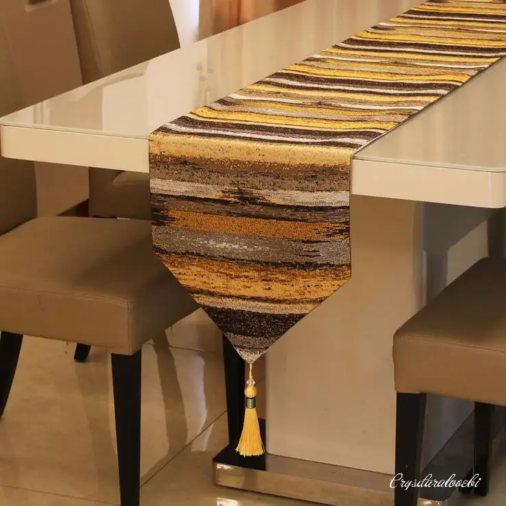 Table Runner Polyester Modern Runners Colorful Strips Decoration Table Runner Bed Runner 32*210 Blue/Gold
Table Runner Polyester Modern Runners Colorful Strips Decoration Table Runner Bed Runner 32*210 Blue/Gold
